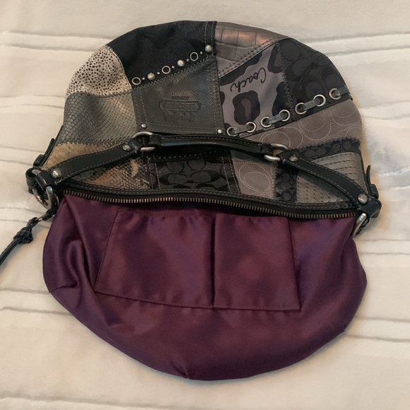 Authentic Coach Patchwork Soho Hobo Pattern Bag - Picture 10 of 11